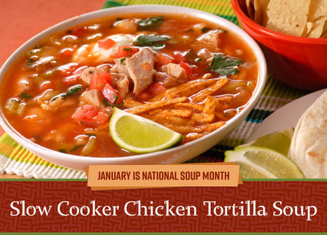 Slow Cooker Chicken Tortilla Soup