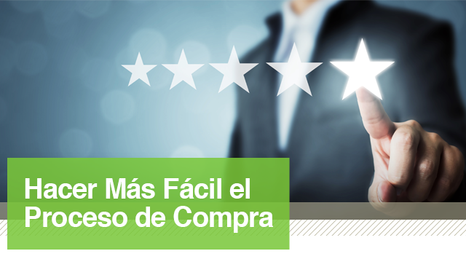 Hacer más fácil el proceso de compra