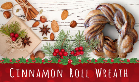 Cinnamon Roll Wreath