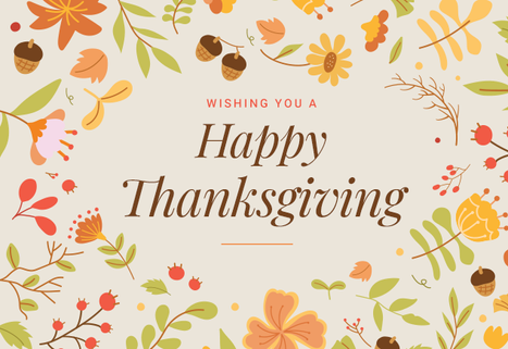 Wishing You a Happy Thanksgiving!