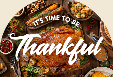 It’s Time to Be Thankful