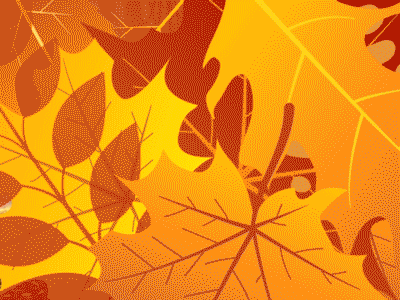 People playing through leaves.